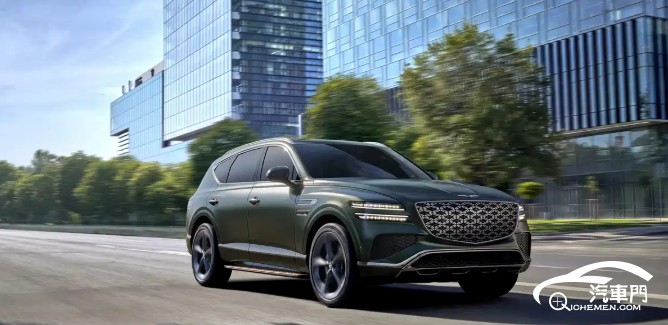 2.5T发动机+双电机 捷尼赛思GV80混动版官图