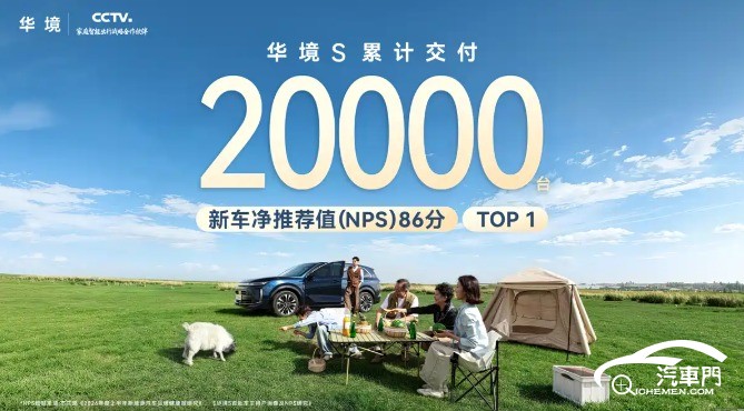 售15.98万起 华境S累计交付量突破20000台